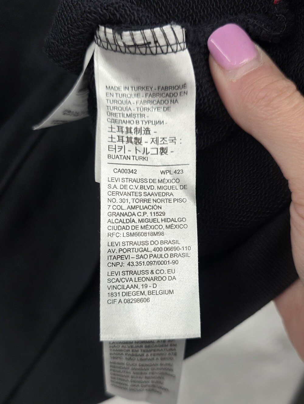 Mew Men's Levi Team Spirits Sweatshirt Small - Picture 5 of 8